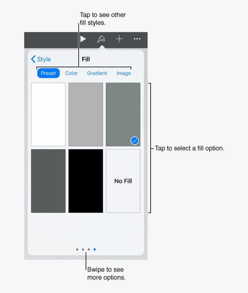 Fill Options In The Style Pane - Diagram, transparent png download