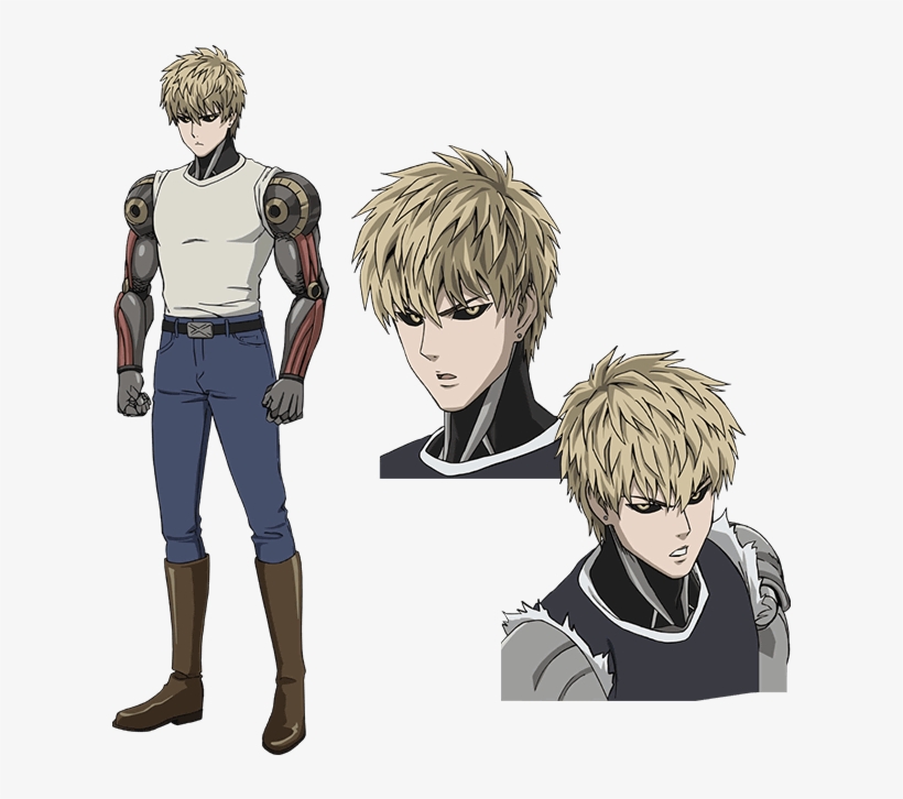 Genos Kinda Eh On That Arm Design Tho - One Punch Man Genos Character, transparent png download