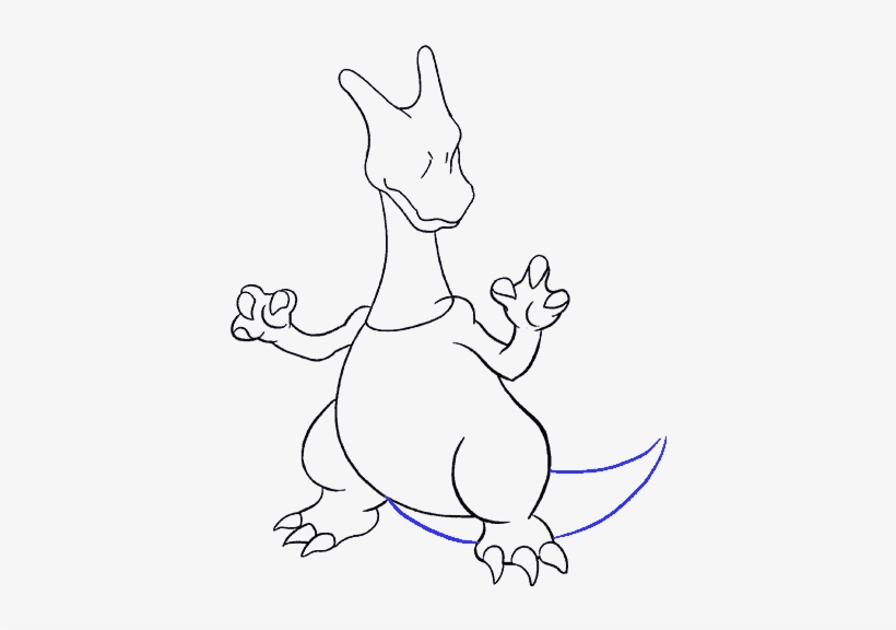 Graphic Library Download How To Draw Charizard Step - Charizard, transparent png download