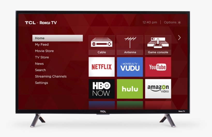 Tcl 40" Hd Roku Tv 1080p, transparent png download