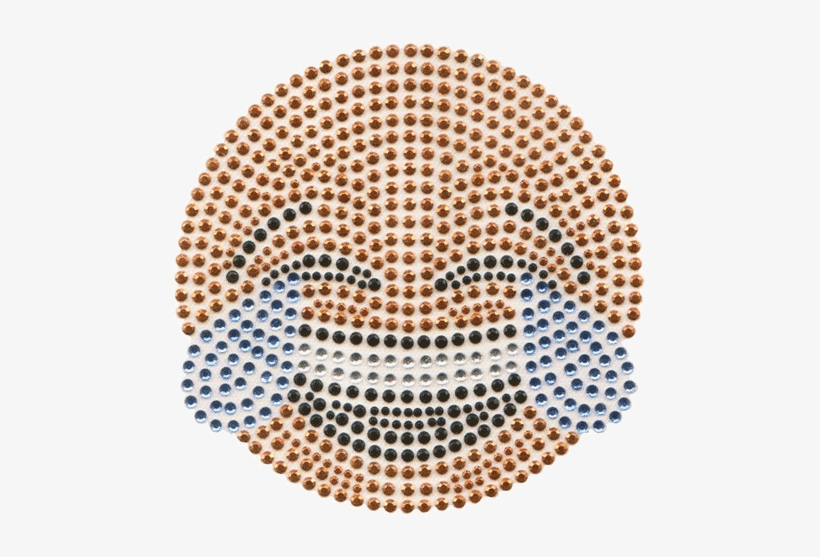 S102107 Emoji Happy And Crying Face - Plate, transparent png download