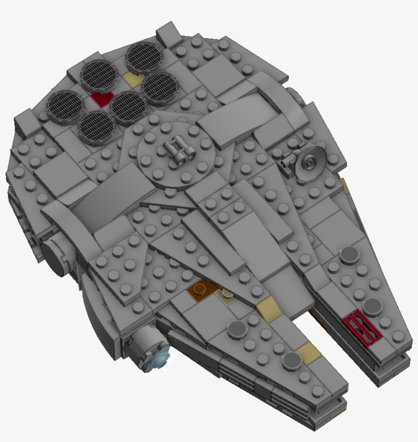 Moc Millenium Falcon - Millennium Falcon Lxf, transparent png download