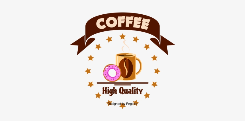 Beautiful Cartoon Lovely Hand-painted Coffee Food Drink - Coffee, transparent png download
