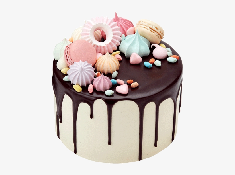 Vanilla Cloud Drip Cake Web 1 2 - Meringues Peggy Porschen, transparent png download