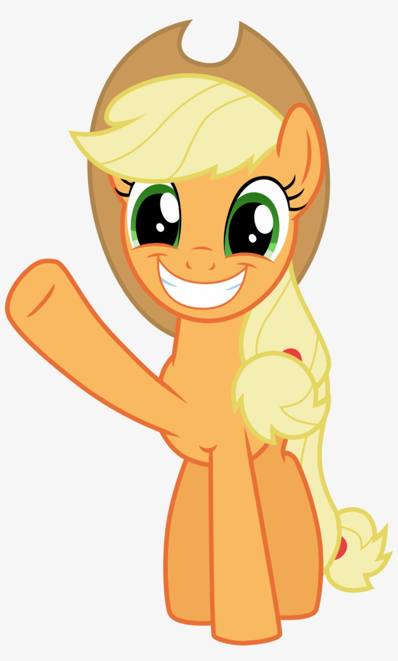 Smile Clipart Wave - Applejack Smile, transparent png download