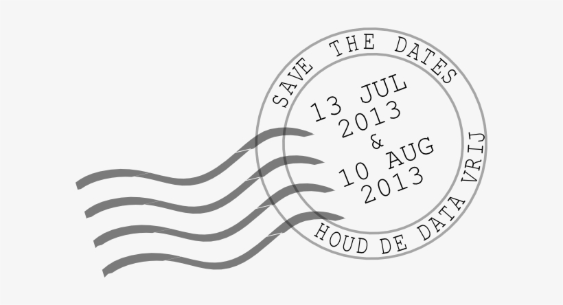Png Free Library Dutch English Postmark At Clker Com - Circle, transparent png download