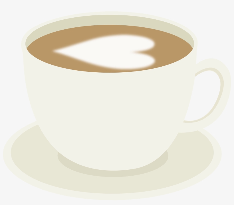 Cappuccino Clipart Coffee Heart - Green Tea Clip Art, transparent png download