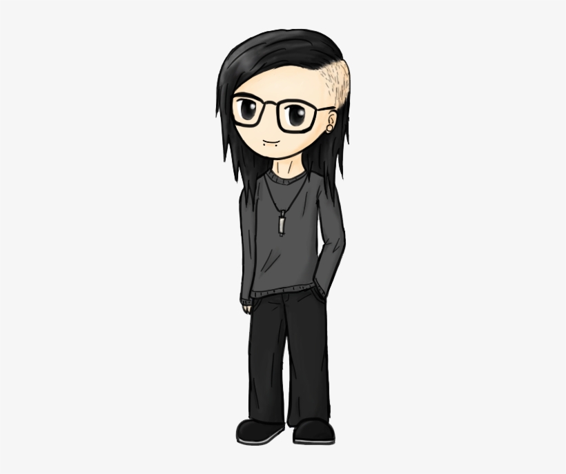 Skrillex Png Transparent Image - Chibi Skrillex, transparent png download