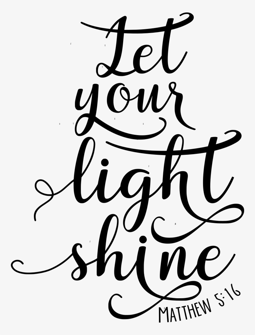 Let Your Light Shine, transparent png download
