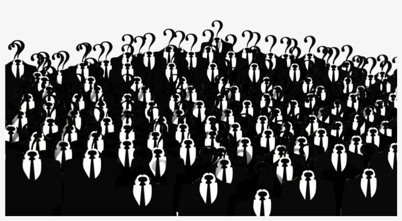 A Member Of The Infamous Hacker Group Known As 'anonymous', - Group Of Anonymous People, transparent png download