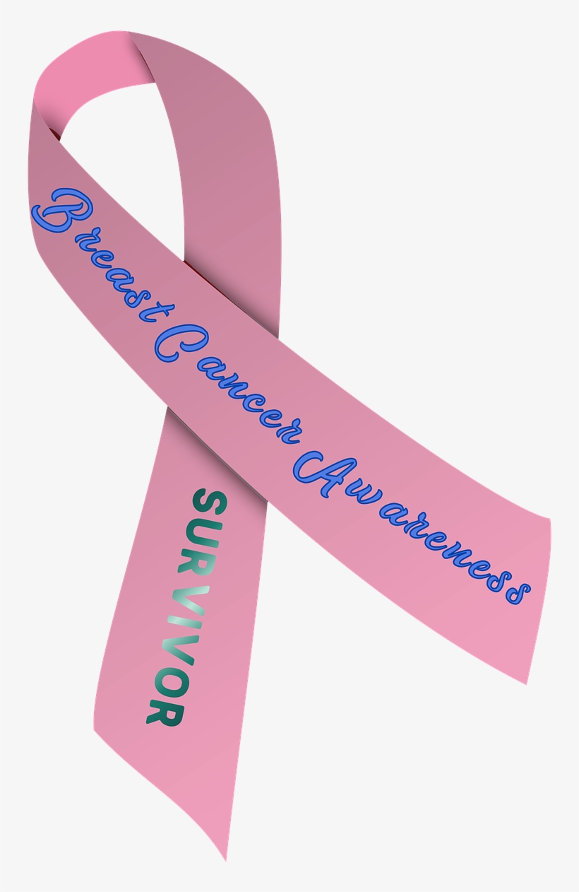 Ribbon,breast Cancer, - Pink And Purple Ribbon, transparent png download