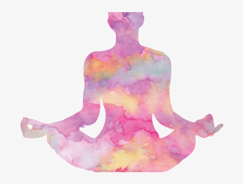 Cool Yoga Design Beach Towel, transparent png download