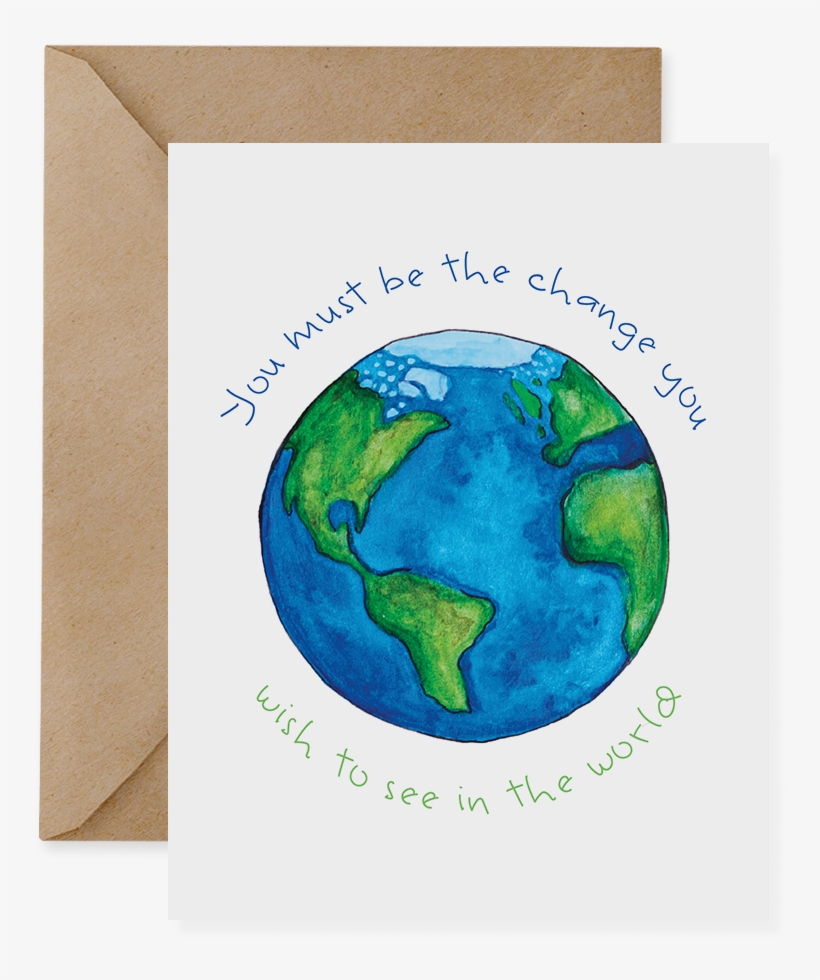 Watercolor World - Earth, transparent png download