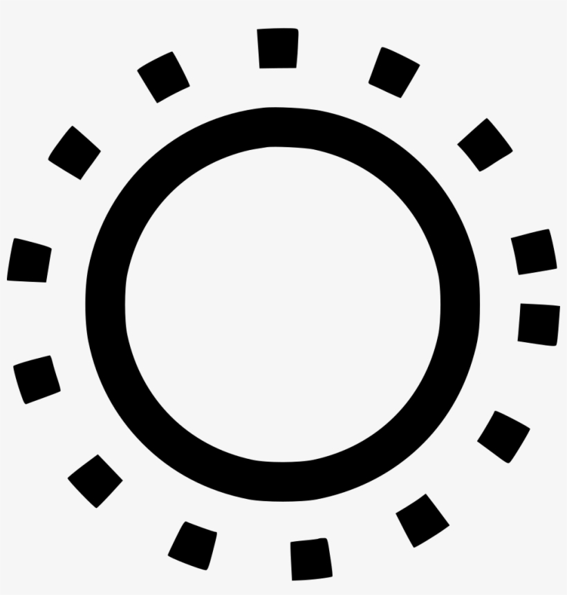 Bright Brightness Sun Light Contrast Setting Comments - Light Bulb Png Icon, transparent png download