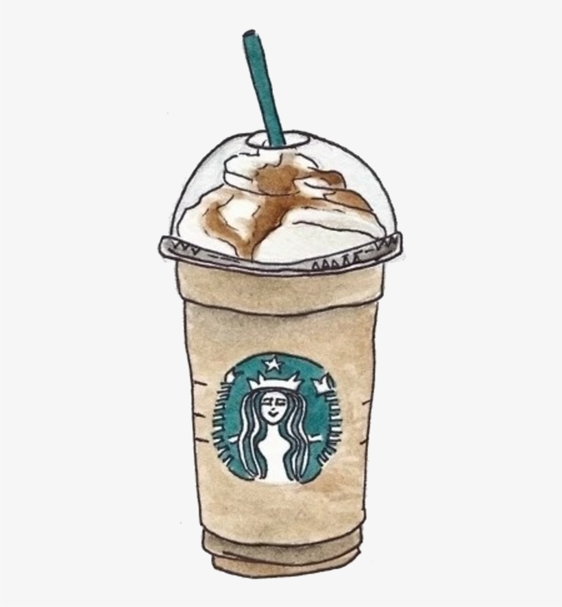 Drawn Starbucks Strawberry - Starbucks Drawing, transparent png download