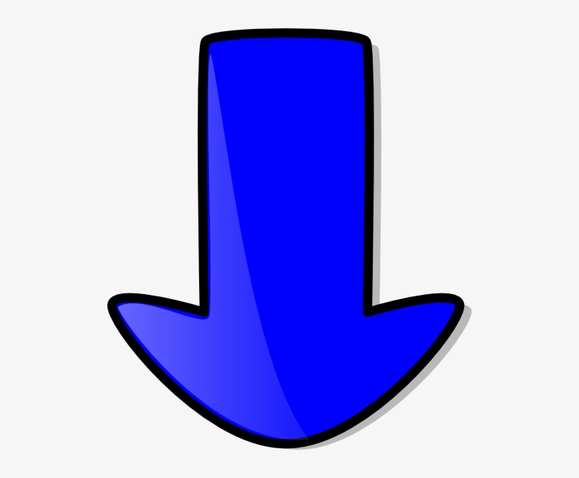 How To Set Use Blue Down Arrow Svg Vector, transparent png download