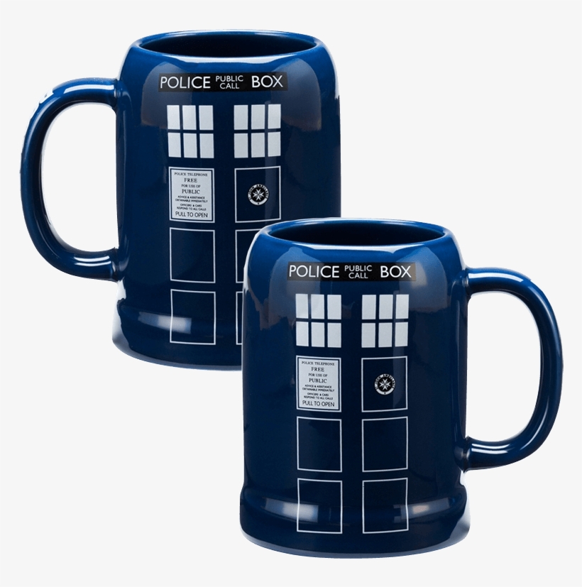 Dr Who 20 Oz Ceramic Stein Tardis, transparent png download