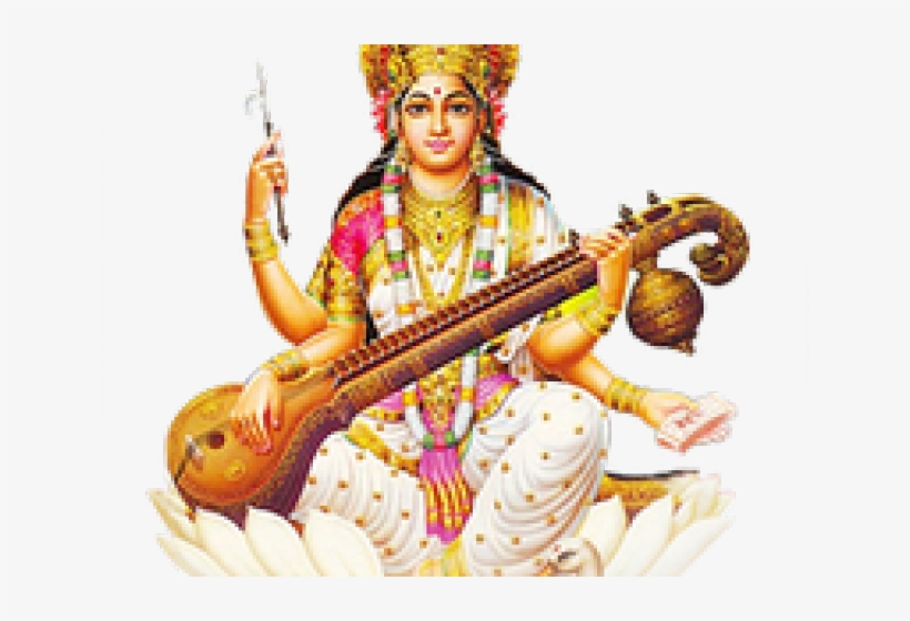 Saraswati Png Transparent Images - Dhirendra Mahila Pg College, transparent png download