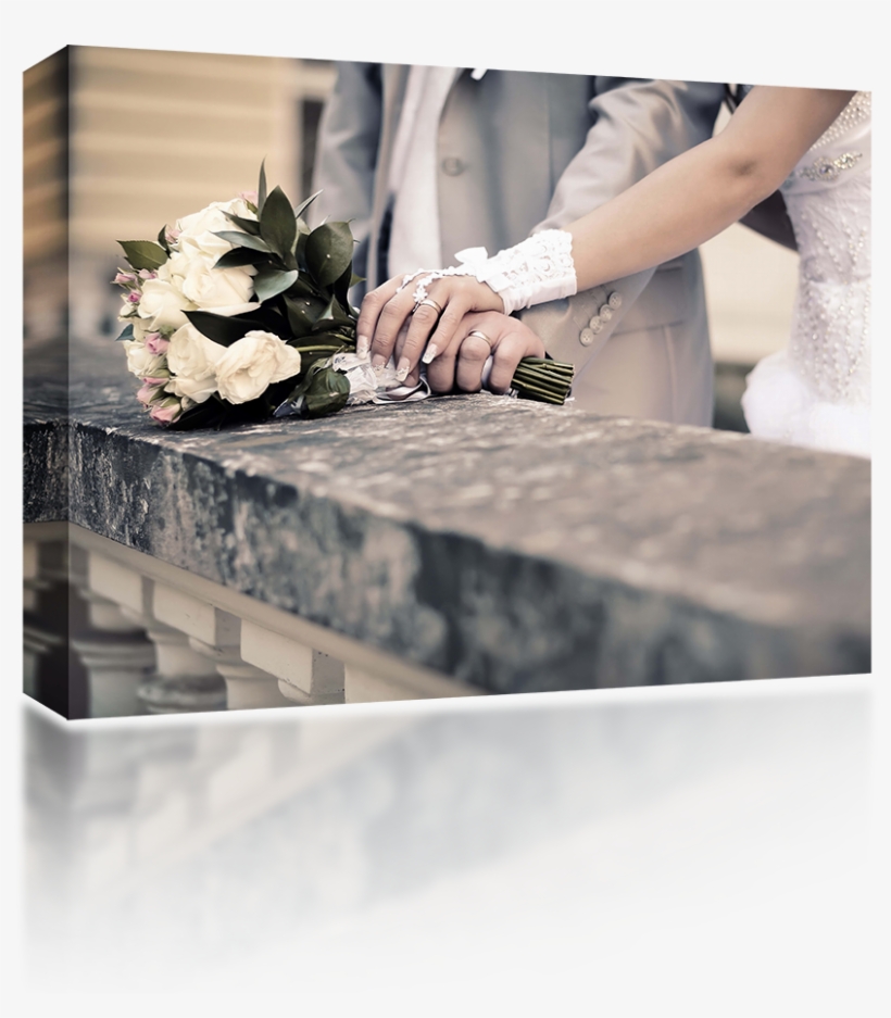 Wedding Hands - Rustikales Foto Der Kalligraphie-| Danken Ihnen Postkarte, transparent png download