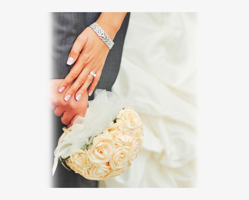 Groom Holding Flowers At Intimate Wedding Venue - Wedding, transparent png download