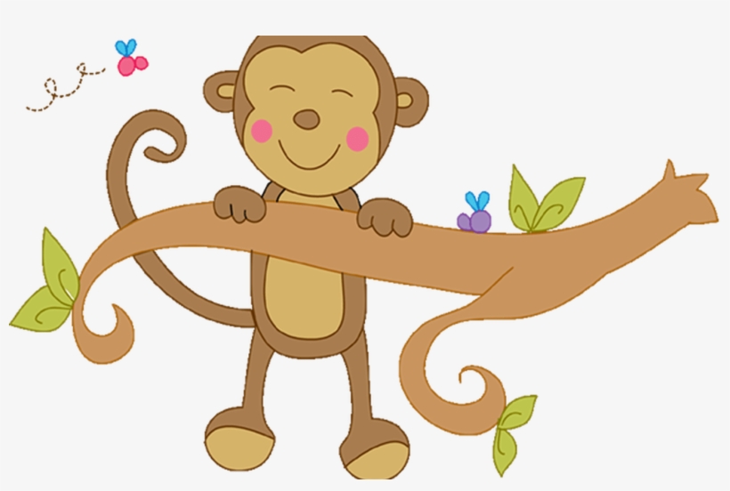 Purse Birthday Invitations With Clipart Choose Your - Cute Monkey Clip Art, transparent png download