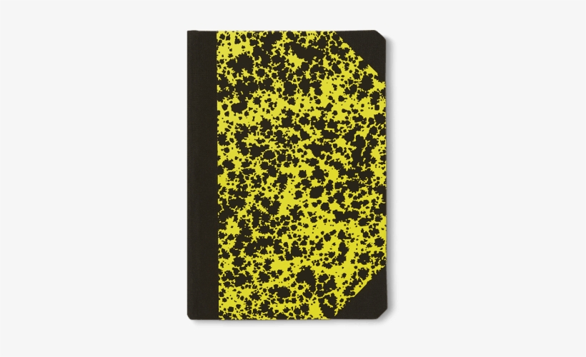 Yellow Cloud Print Notebook - A5 Notebook Orange, transparent png download
