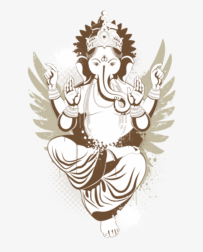 Shiva Ganesha Tattoo Deity - Creative Ganesha Hd Png, transparent png download