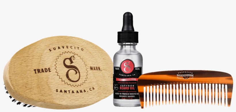 Premium Beard Care Kit - Suavecito Premium Blends Beard Oil 1 Oz - Saffron, transparent png download