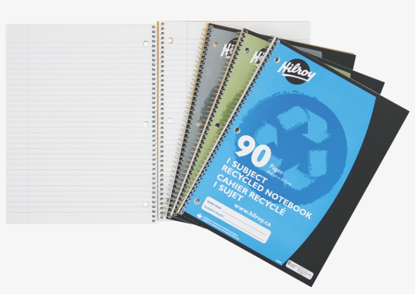 Hilroy Recycled Notebooks - Hilroy 1 Subject Recycled Notebook, transparent png download
