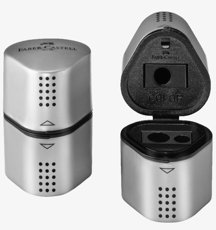 Faber-castell Grip 2001 3 Hole Pencil Sharpener Png - Faber Castell Easy Grip Trio Sharpening Box, transparent png download