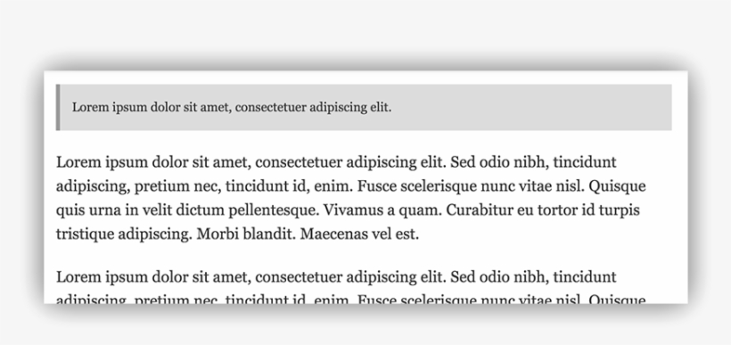 How Can I Insert Pull Quotes And Embedded Media In - Pull Quote, transparent png download
