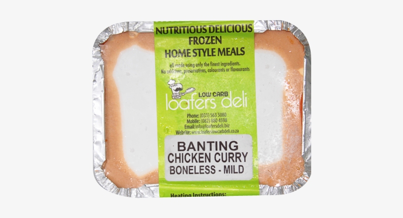 Banting Deboned Chicken Curry - Bread, transparent png download