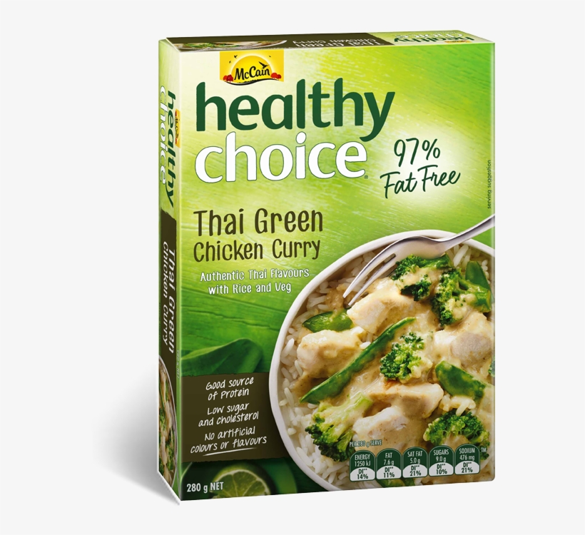 Healthy Choice Thai Green Curry 280g, transparent png download