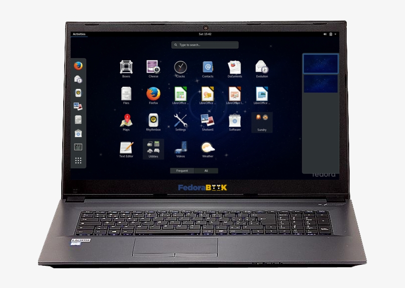 Fedora Notebook 14" Hd Ips - Fedora 25 Gnome 3, transparent png download