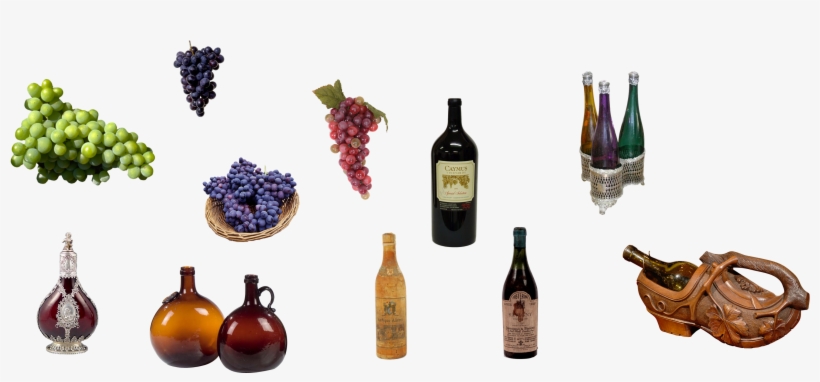This Graphics Is Grape And Wine Pattern Design European - Wine, transparent png download