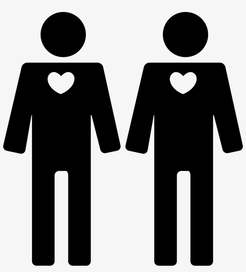 Gay Couple In Love Comments - Gay Icono, transparent png download