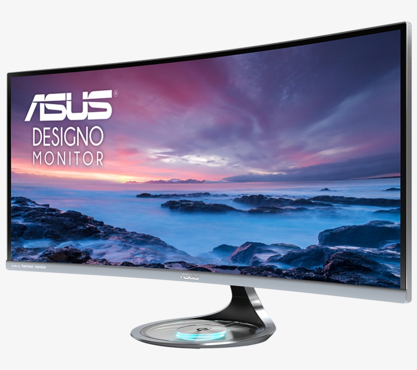 Asus Designo Curve Mx34vq Ultra-wide Monitor - Asus Designo Mx34vq 34" 21:9 Ultra Wide Curved Lcd, transparent png download