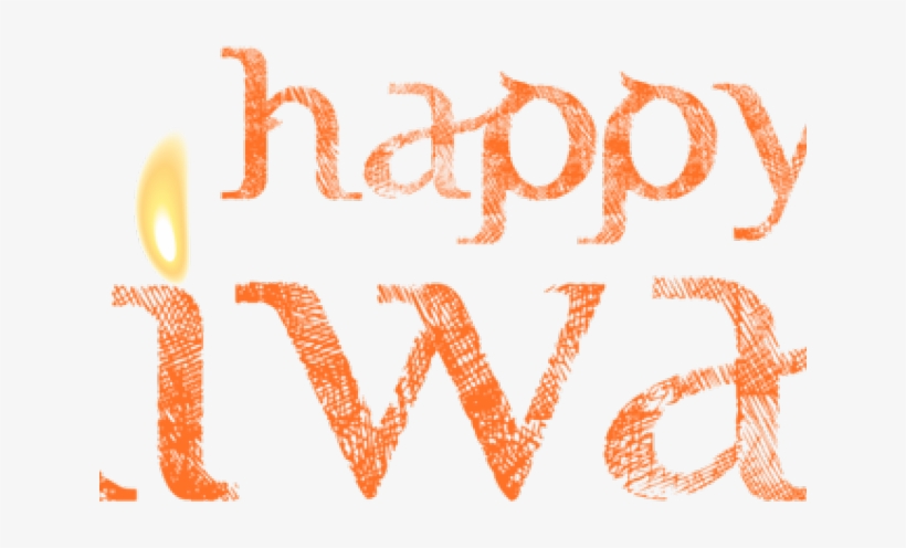 Diwali Clipart Shubh - Happy Diwali Text Transparent Background, transparent png download