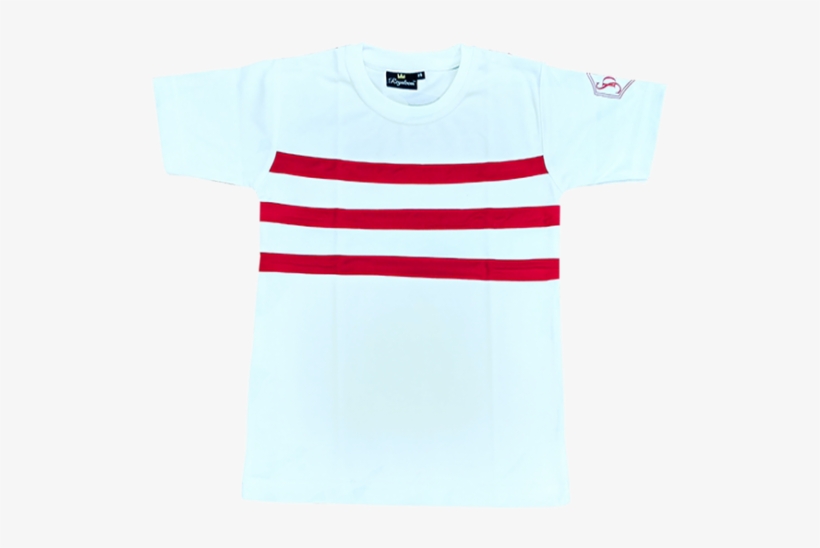 Pt T-shirt Red Strip Sardar Dastur School Pune - Active Shirt, transparent png download