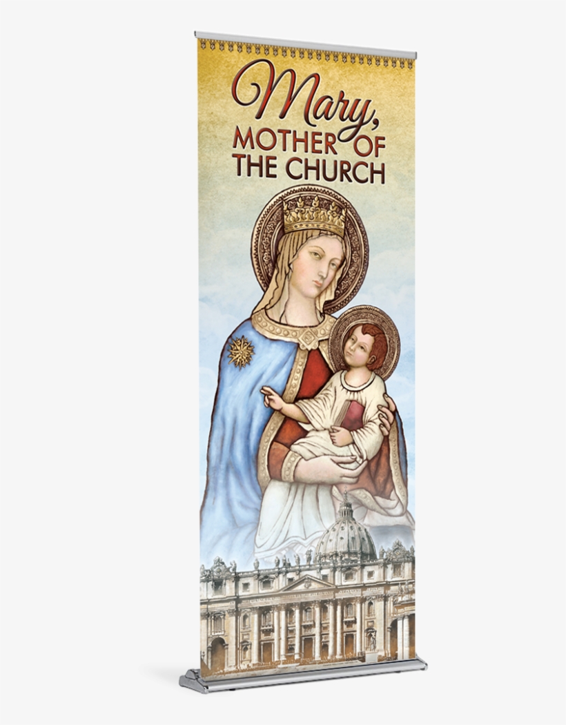 Mary Mother Of The Church Banner B - Saint Peter's Square, transparent png download
