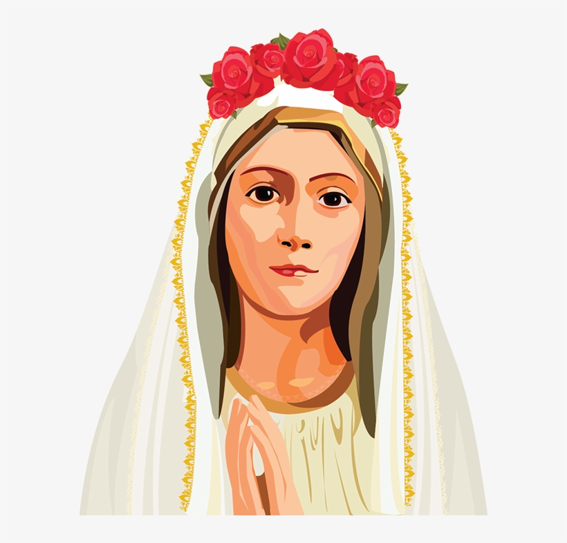 The More The Mary-er - Our Lady Of Fatima Png, transparent png download