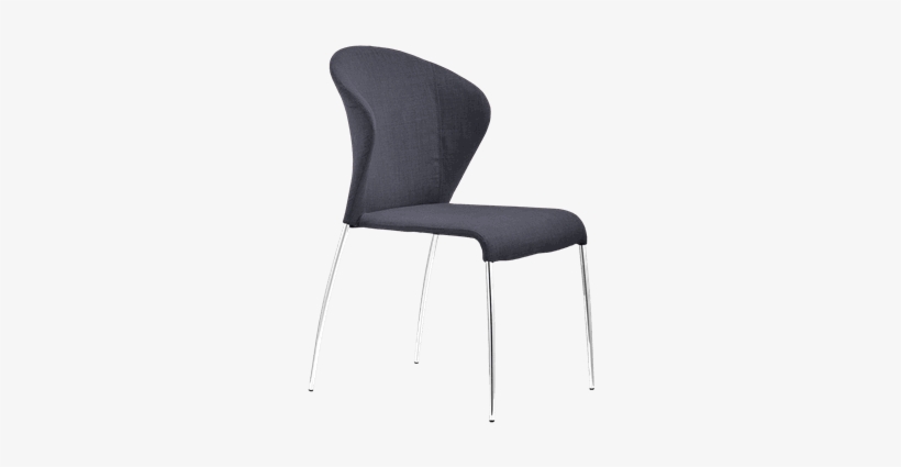 Oulu Graphite Dining Chair - Zuo Modern - Oulu Dining Chair Graphite, transparent png download