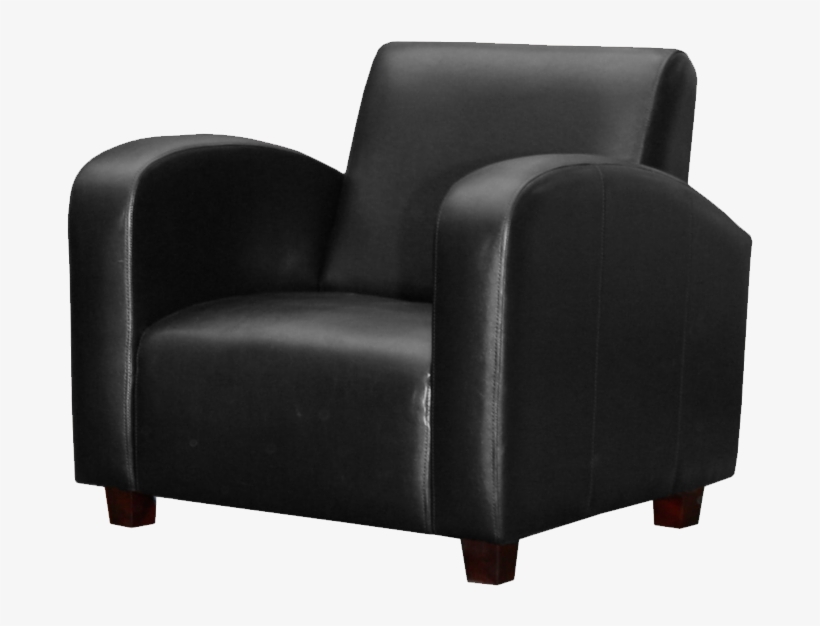 Black Armchair Png Image - Armchair Png, transparent png download
