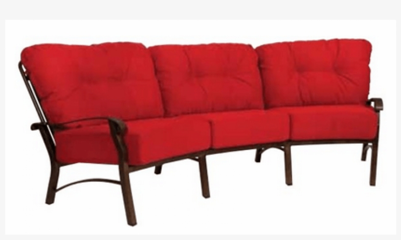 Woodard Cortland Aluminum Crescent Sofa By Woodard - Woodard Cortland Cushion Crescent Sofa, transparent png download