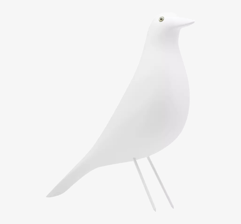 Eames White Decorative Bird - Eames Lounge Chair, transparent png download