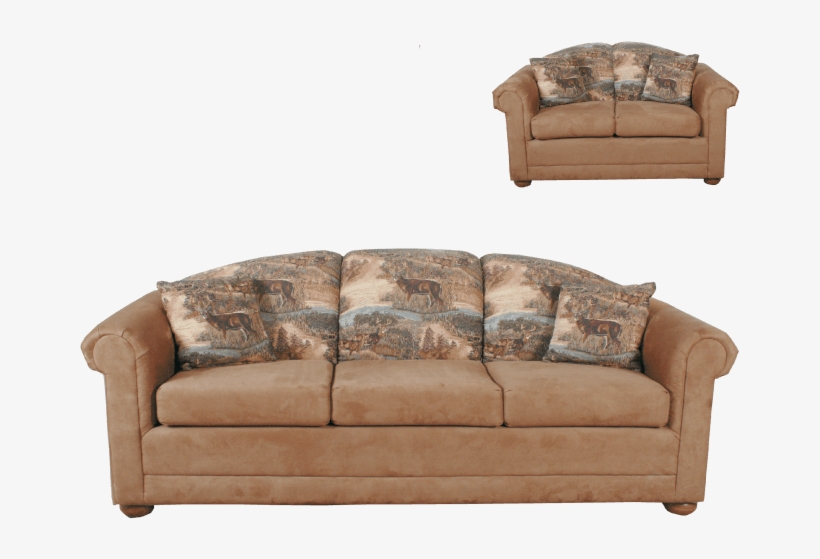 2800 Lodge Sofa Love Chair - Sofa Bed, transparent png download