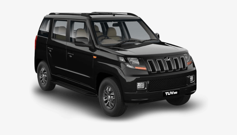 Mahindra Tuv300 - Mahindra Tuv 300 Black, transparent png download