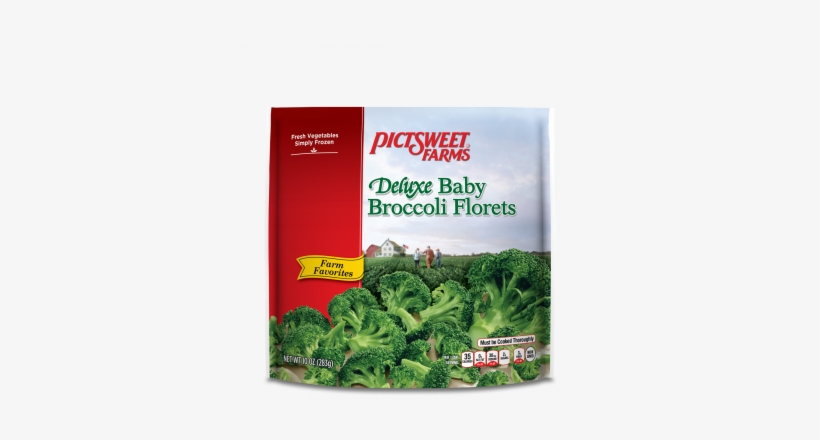 Baby Broccoli Florets - Pictsweet Farms Vegetables For Soup 16 Oz. Stand Up, transparent png download