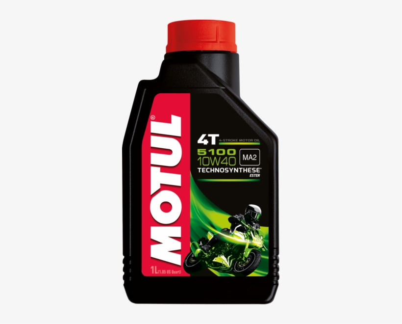 5100 4t 10w-40 - Motul 4t, transparent png download