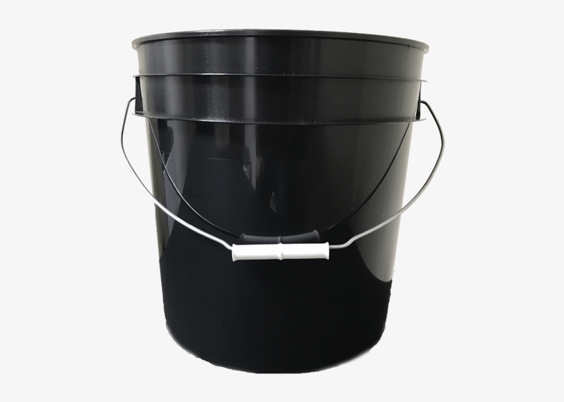 25 Gallon Plastic Bucket Black - Home Appliance, transparent png download